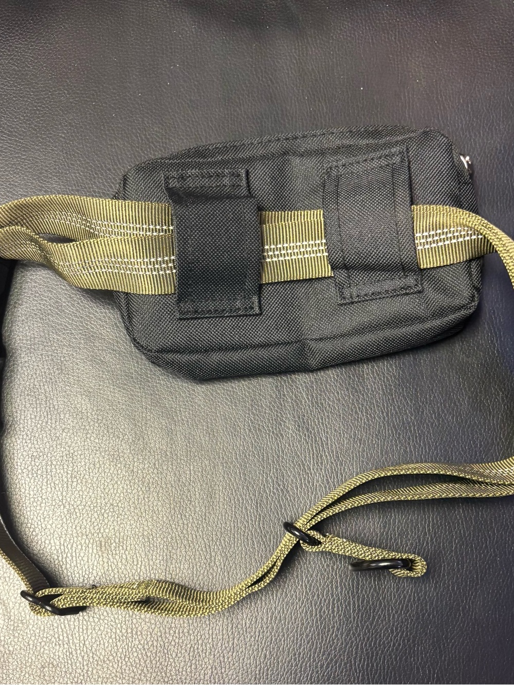 Ruffwear Camo Pattern Dog Harness with Olive Leash and Pouch - Picture 10 of 13